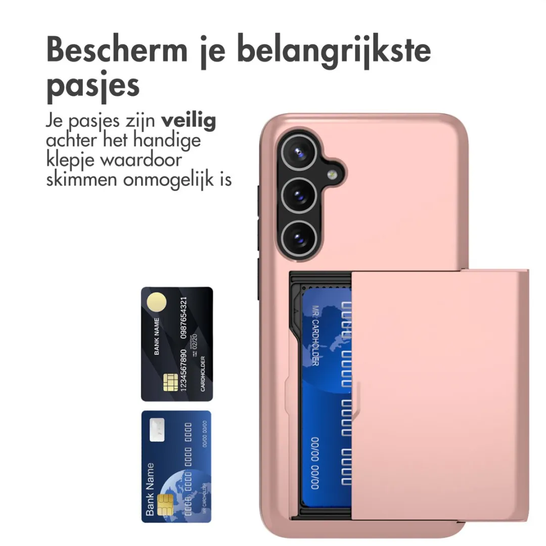 Imoshion Hoesje Samsung Galaxy A55 - Rosé Goud - 2 Pasjes