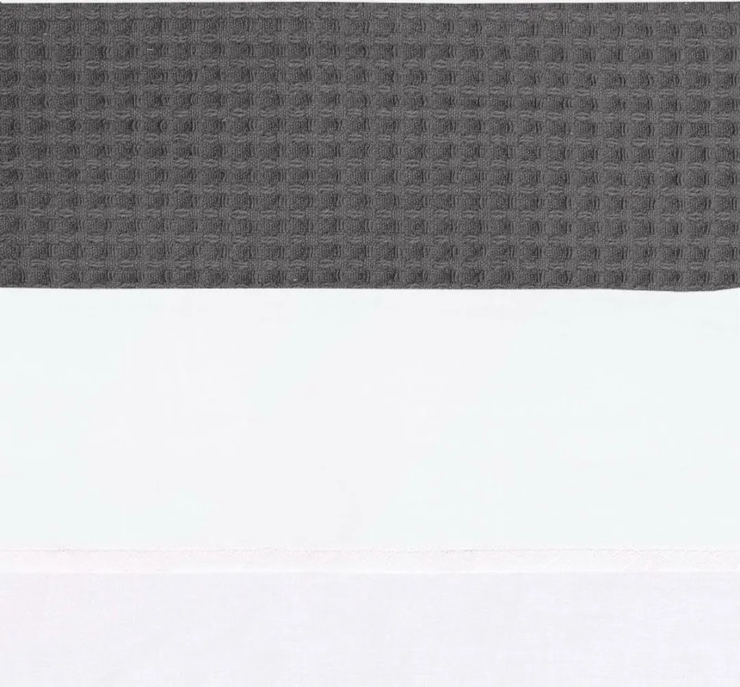 BINK Bedding Ledikantlaken Wafel 100x150cm - Antra