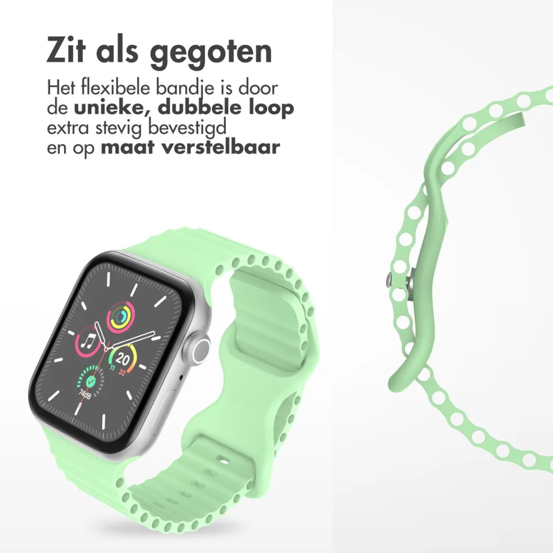 Imoshion Siliconen Bandje Apple Watch 44-49mm Mintgroen