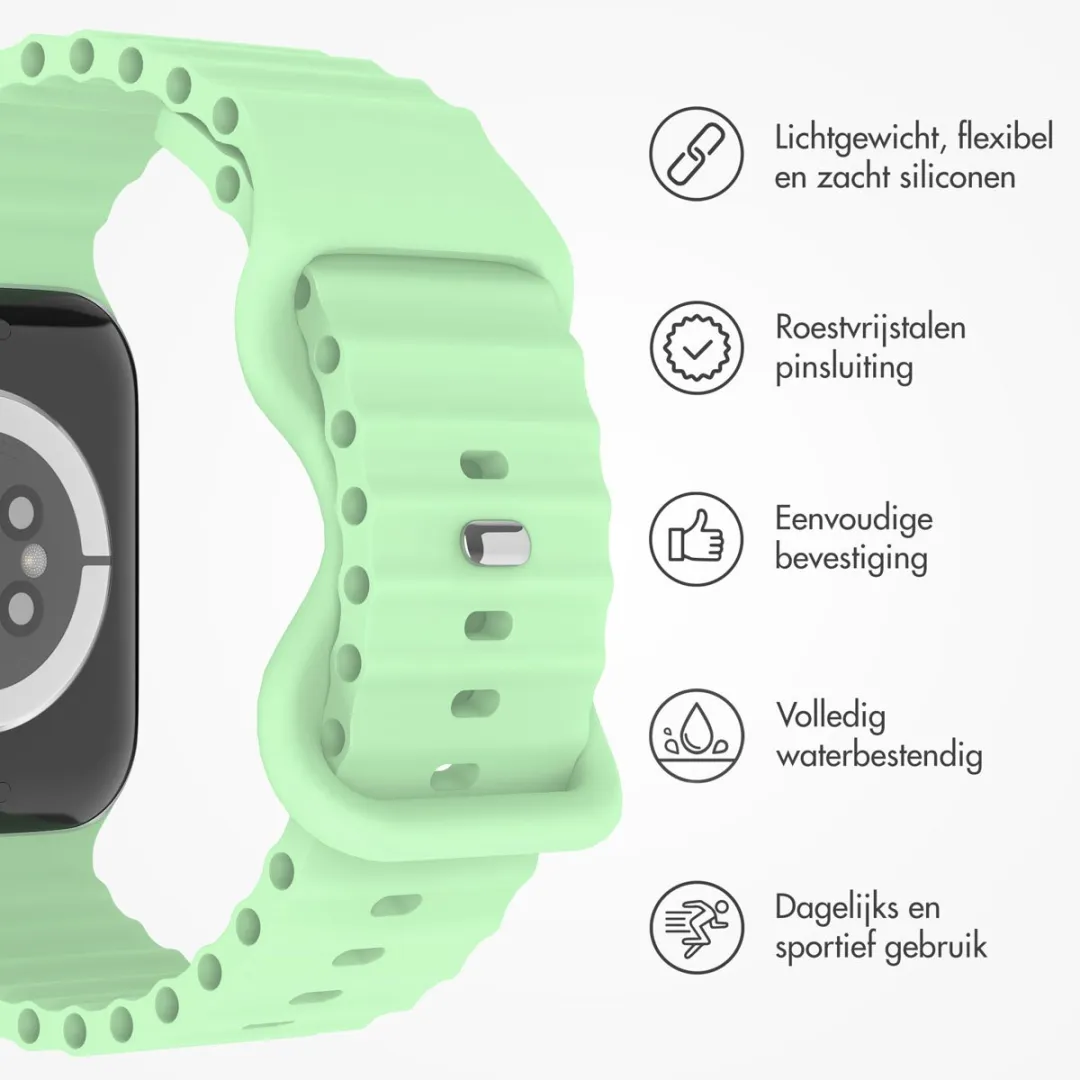 Imoshion Siliconen Bandje Apple Watch 44-49mm Mintgroen