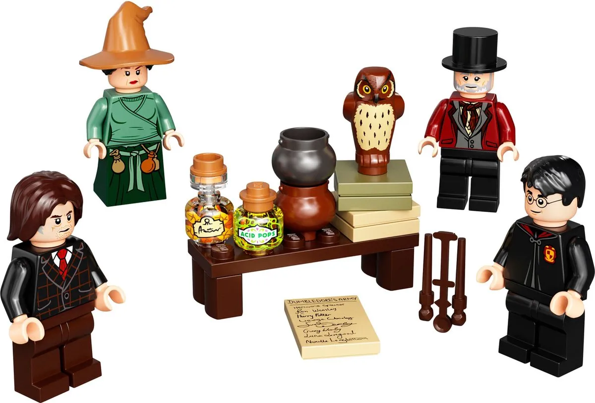 LEGO Harry Potter Tovernaarswereld Accessoireset 40500 - 4 Minifiguren