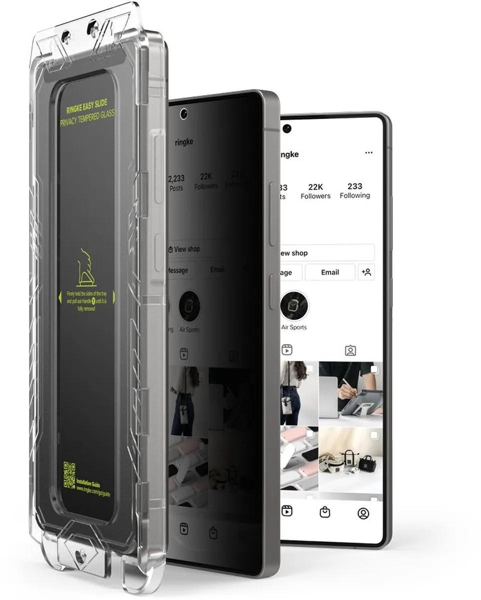 Ringke Easy Slide Privacyglas Samsung Galaxy S25 Ultra - 2-Pack
