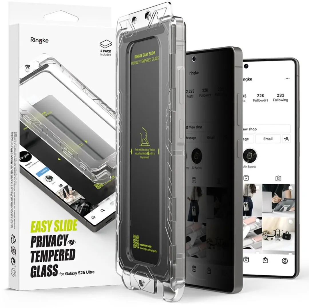 Ringke Easy Slide Privacyglas Samsung Galaxy S25 Ultra