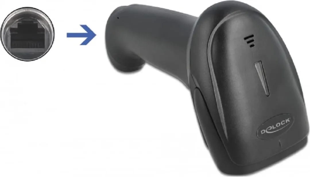 Delock 90557 USB Barcode Scanner 1D/2D - Zwart
