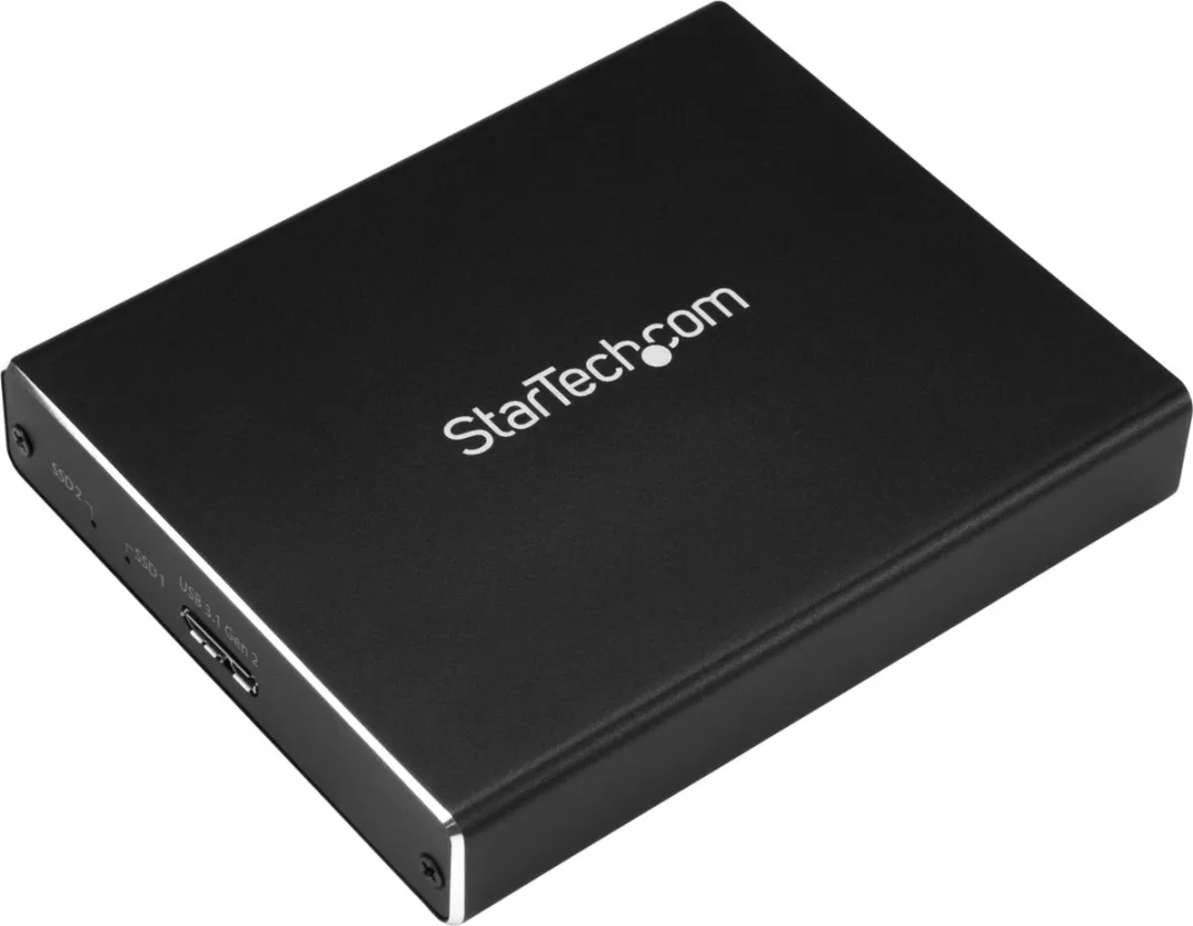 Startech SM22BU31C3R 3,5" HDD Behuizing - Zwart