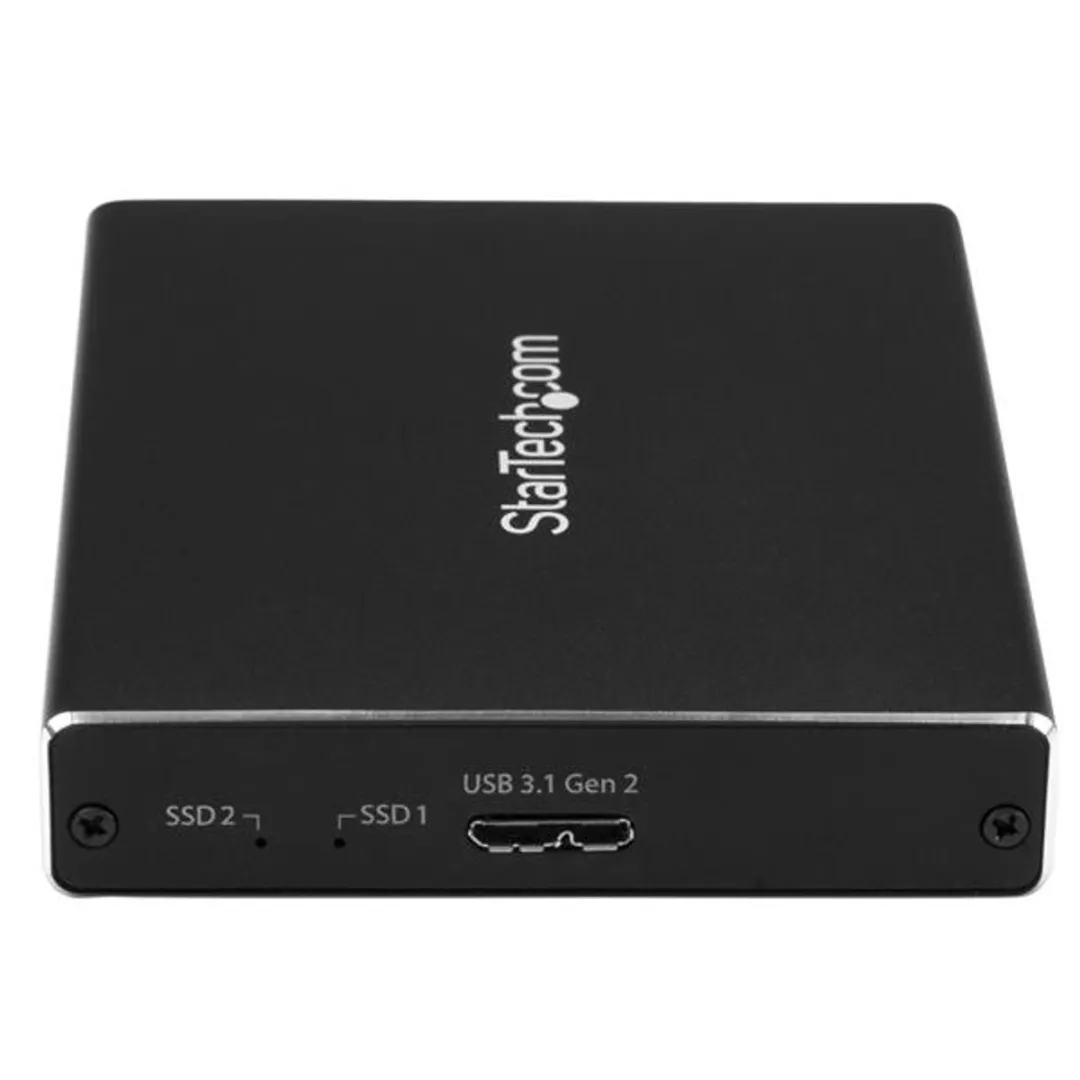 Startech SM22BU31C3R 3,5" HDD Behuizing - Zwart