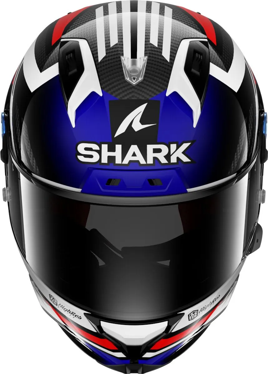 Shark Aeron-GP FIM Racing #1 Firstlap Carbon Helm - S - Blauw
