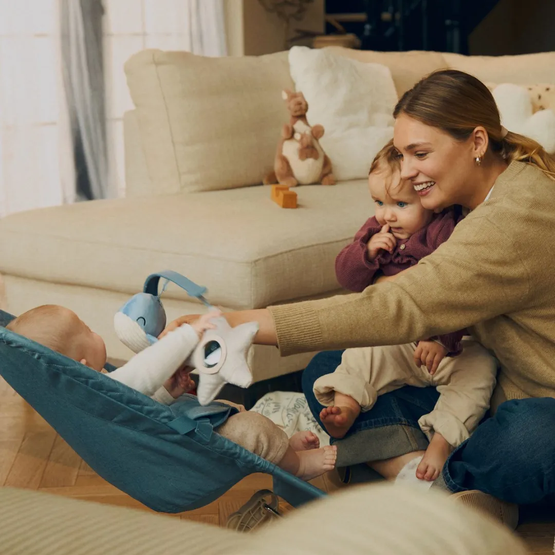 KinderKraft MIMI Babywip- en Ligstoel Nordic Breeze