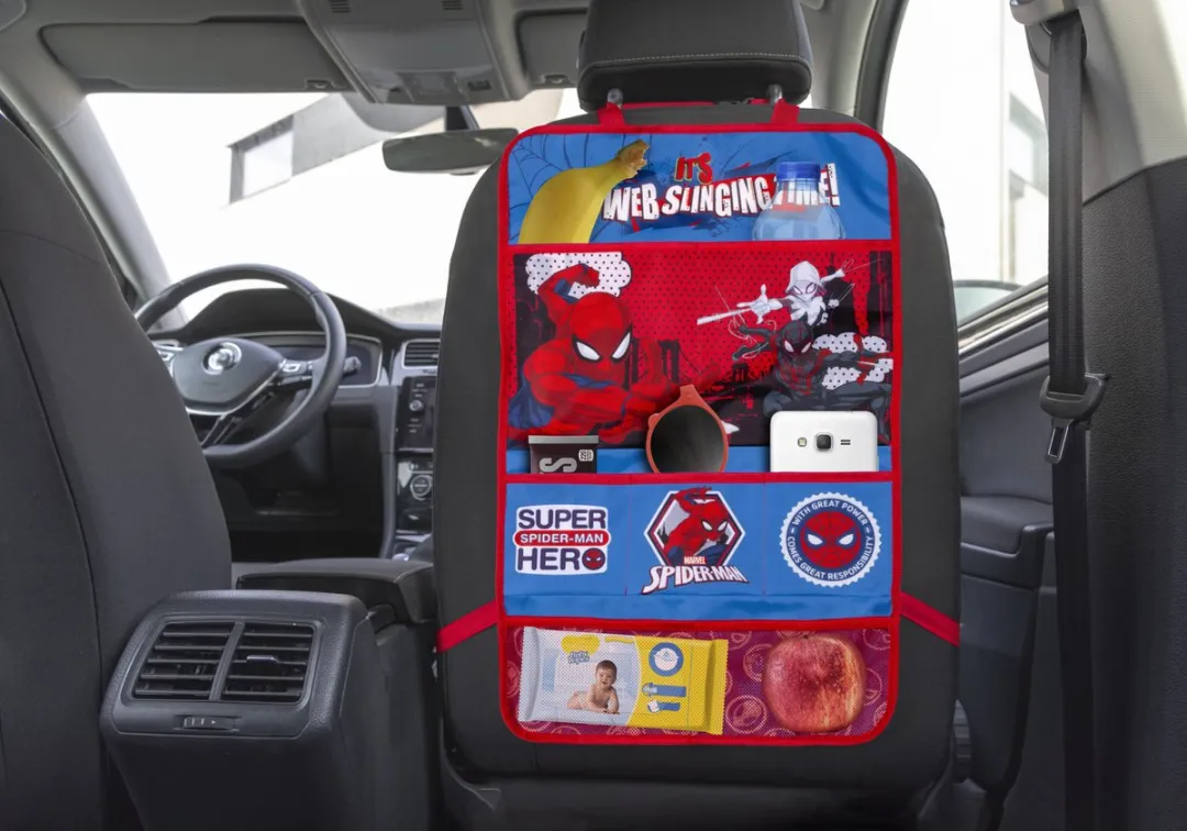 Marvel Spider-Man Autostoel Organizer 58x35cm - Rood
