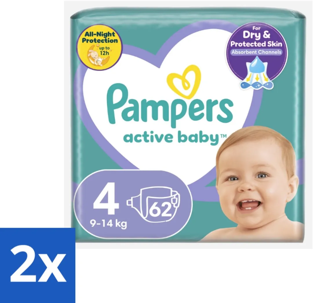 Pampers Active Baby Maat 4 Luiers