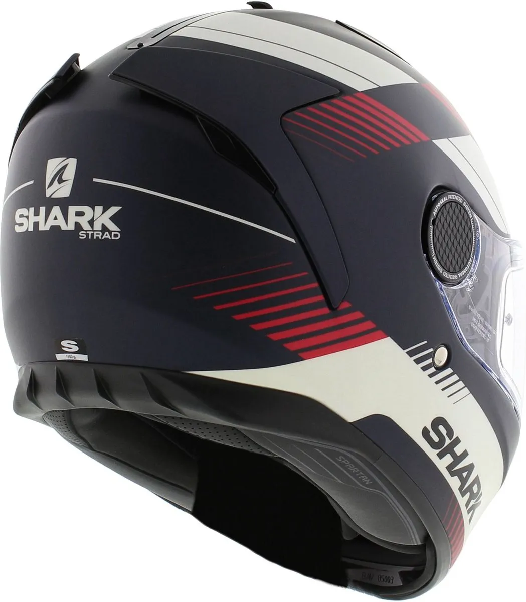 Shark Spartan 1.2 Strad Motorhelm - Maat XS - Blauw/Wit/Rood