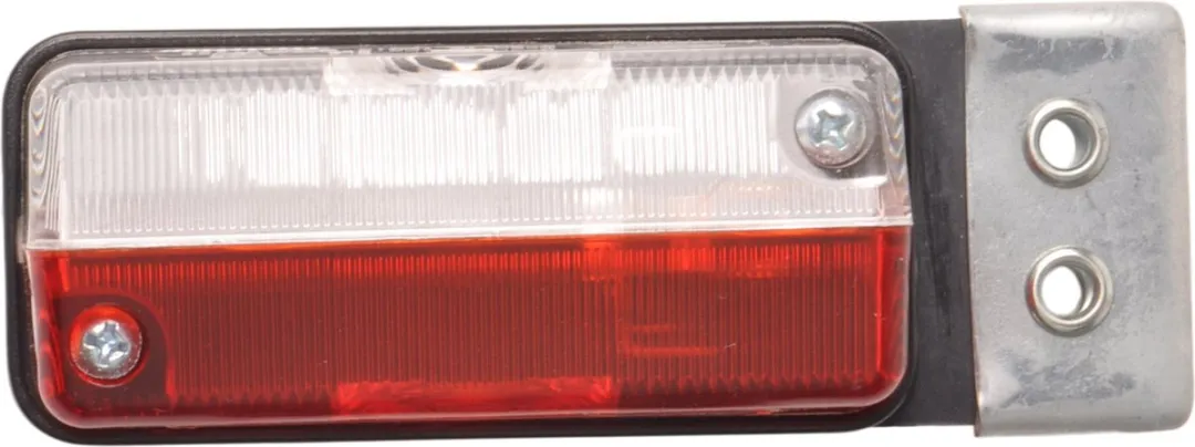 Hella Breedtelicht Rood/Wit - Haakse houder