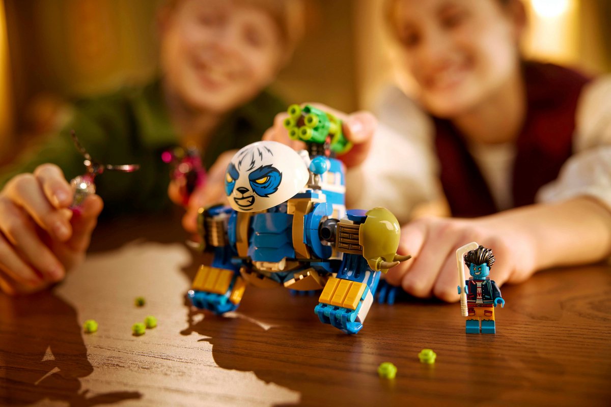 LEGO® DREAMZzz™ Logan de machtige panda speelgoed met minifiguren, herbouwbare dierenspeelset voor jongens en meisjes, cadeau voor kinderen vanaf 7 jaar 71480