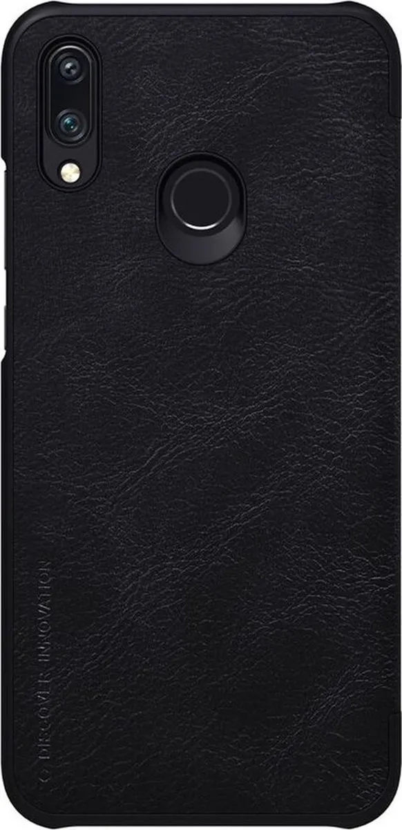 Nillkin Qin PU Leather Book Case Huawei P Smart (2019) - Zwart - afbeelding 2 van 2