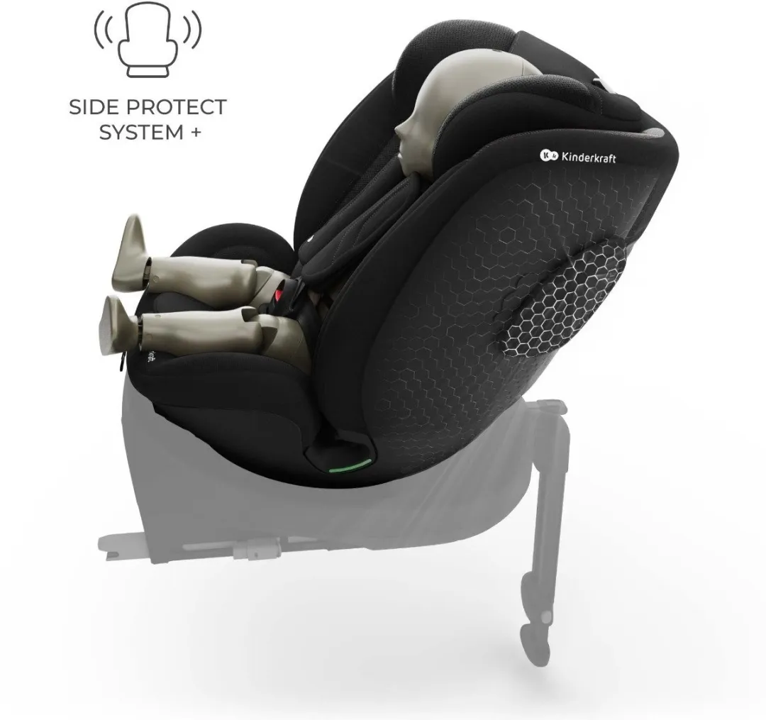 KinderKraft I-FIX ENDURA SAFE Autostoel 61-150cm - Groep 2/3 - Zwart