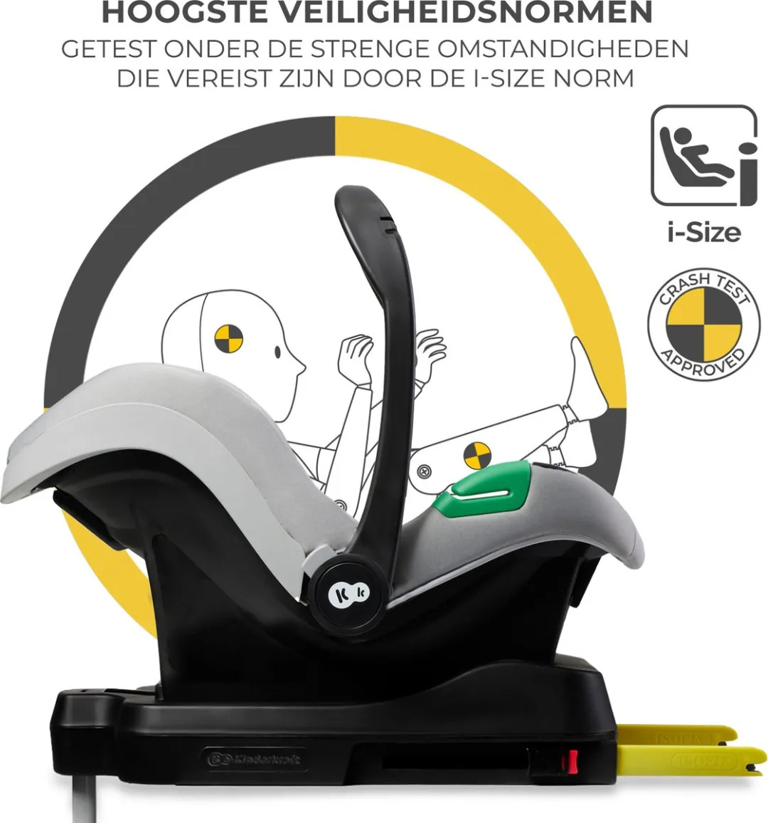 KinderKraft NEWLY Kinderwagenset 4in1 - Grijs