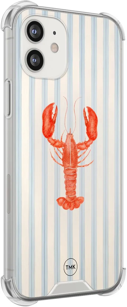 Casevibes iPhone 12 Mini Shockproof Hoesje - Blauw - A/i12m/S/015