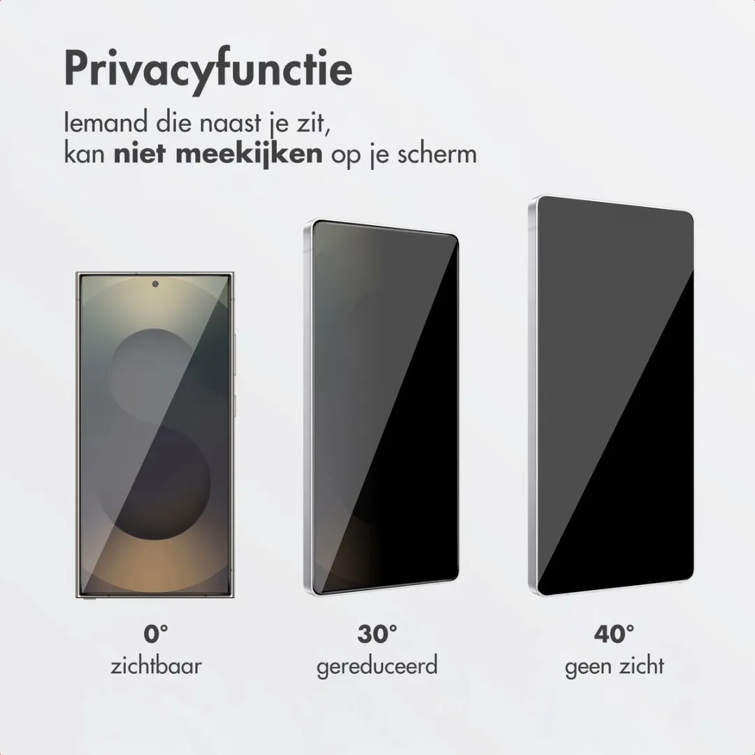 Accezz Screenprotector Samsung Galaxy S26 Ultra - Gehard Glas