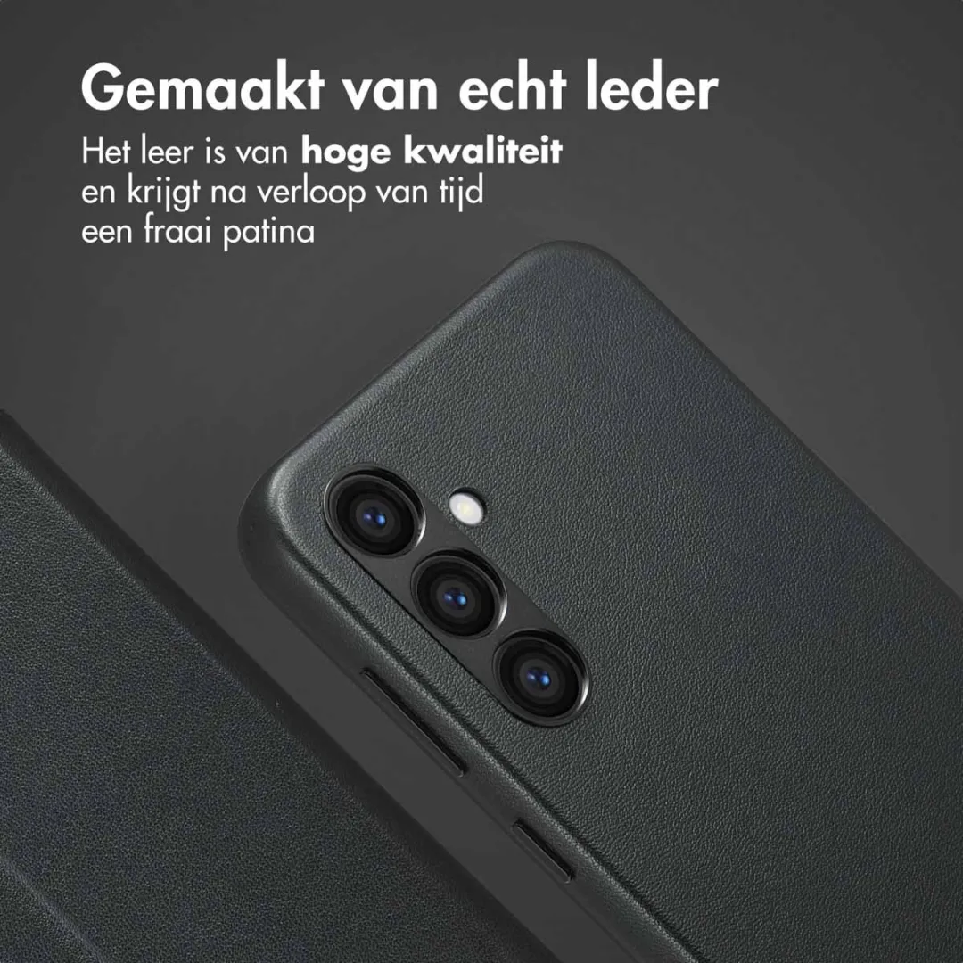 Accezz Hoesje Samsung Galaxy S24 Plus - Leather Bookcase 2-in-1 - Zwart