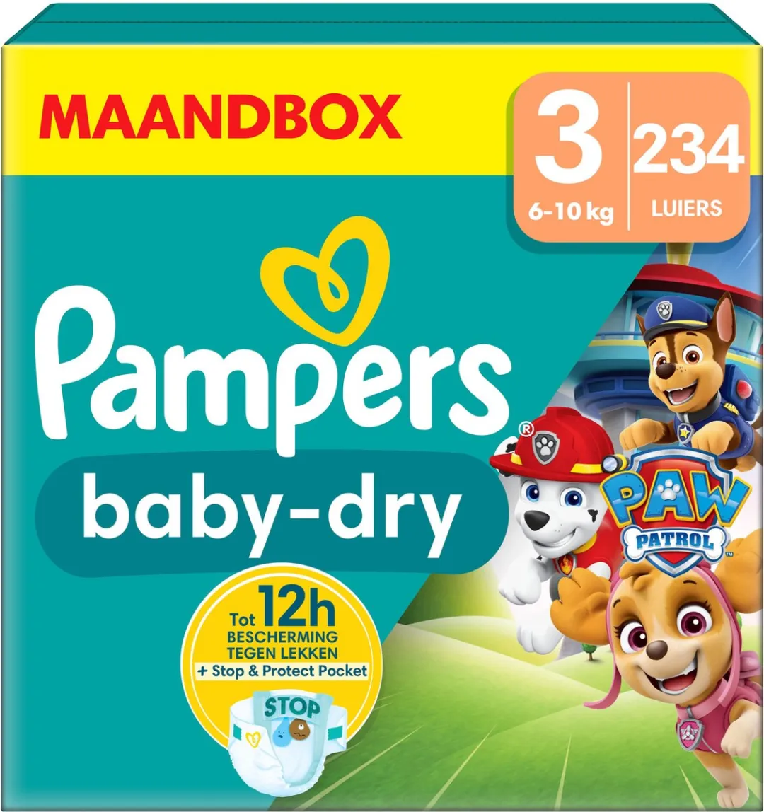 Pampers Baby-Dry Maat 3 Paw Patrol