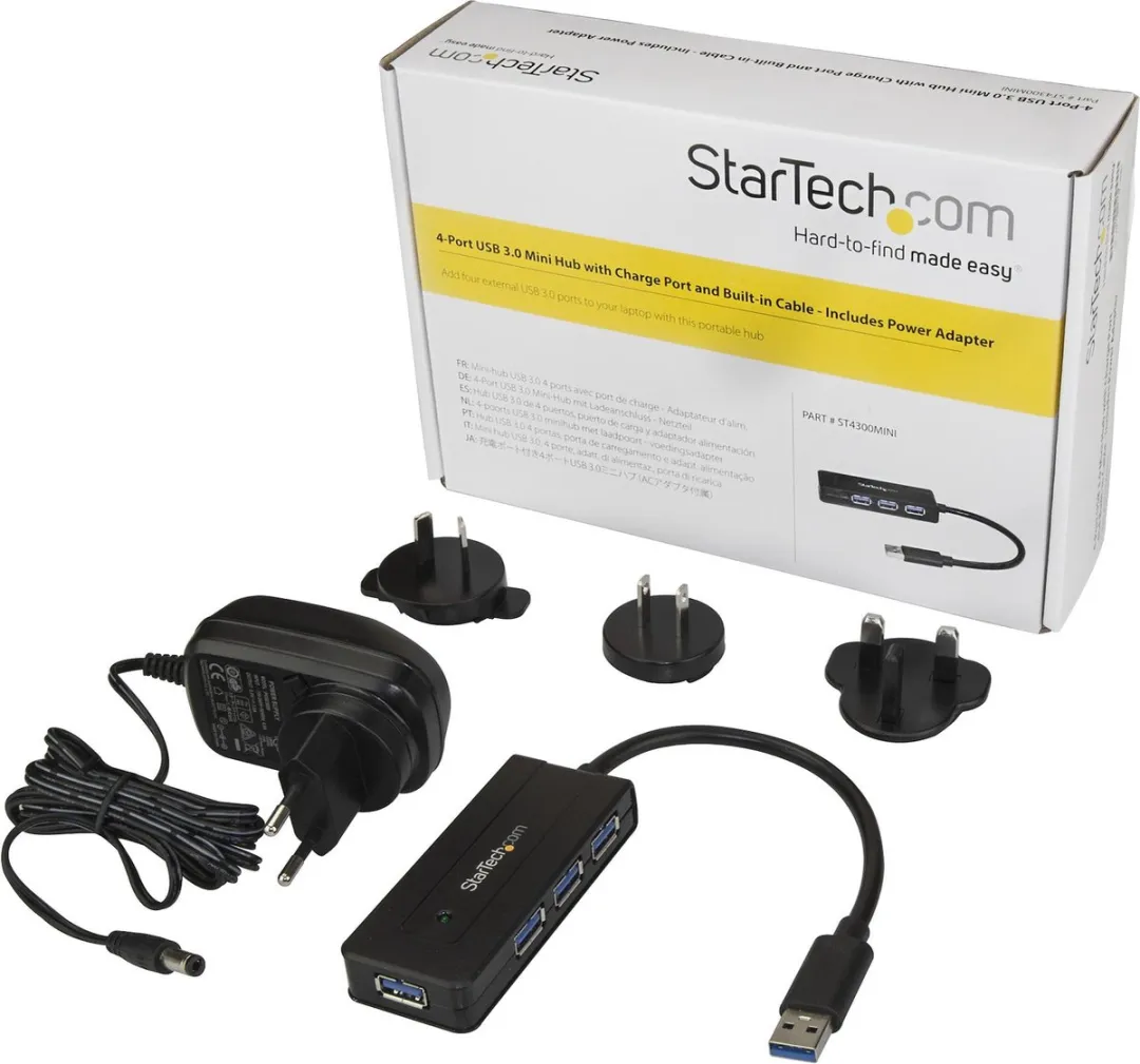 Startech ST4300MINI USB-Hub - Zwart