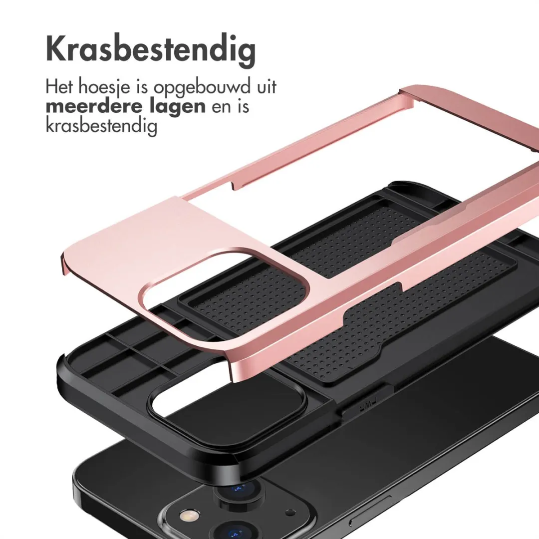 Imoshion Hoesje iPhone 13 Rosé Goud - 2 Pasjes