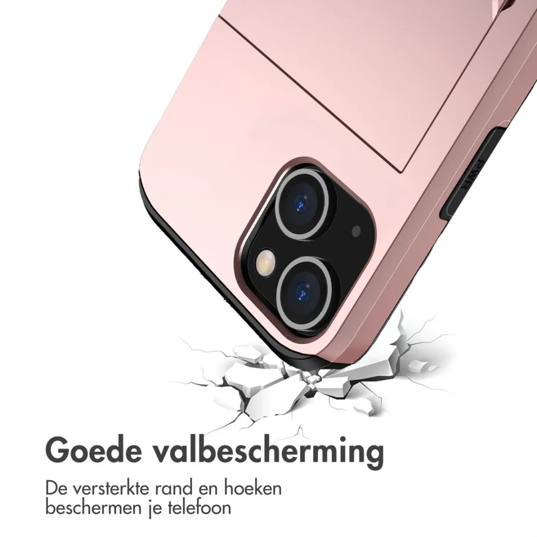 Imoshion Hoesje iPhone 13 Rosé Goud - 2 Pasjes