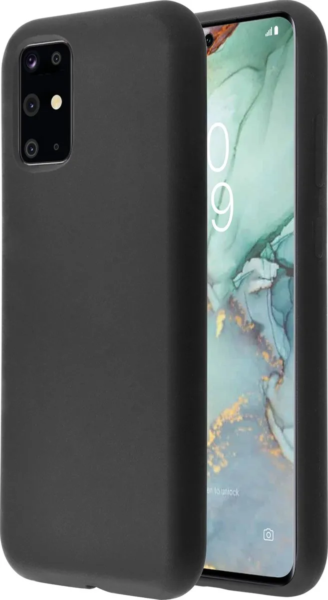 Azuri Samsung Galaxy S10 Lite Siliconen Hoesje - Zwart