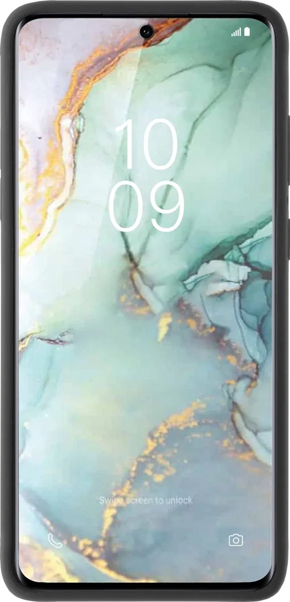 Azuri Samsung Galaxy S10 Lite Siliconen Hoesje - Zwart