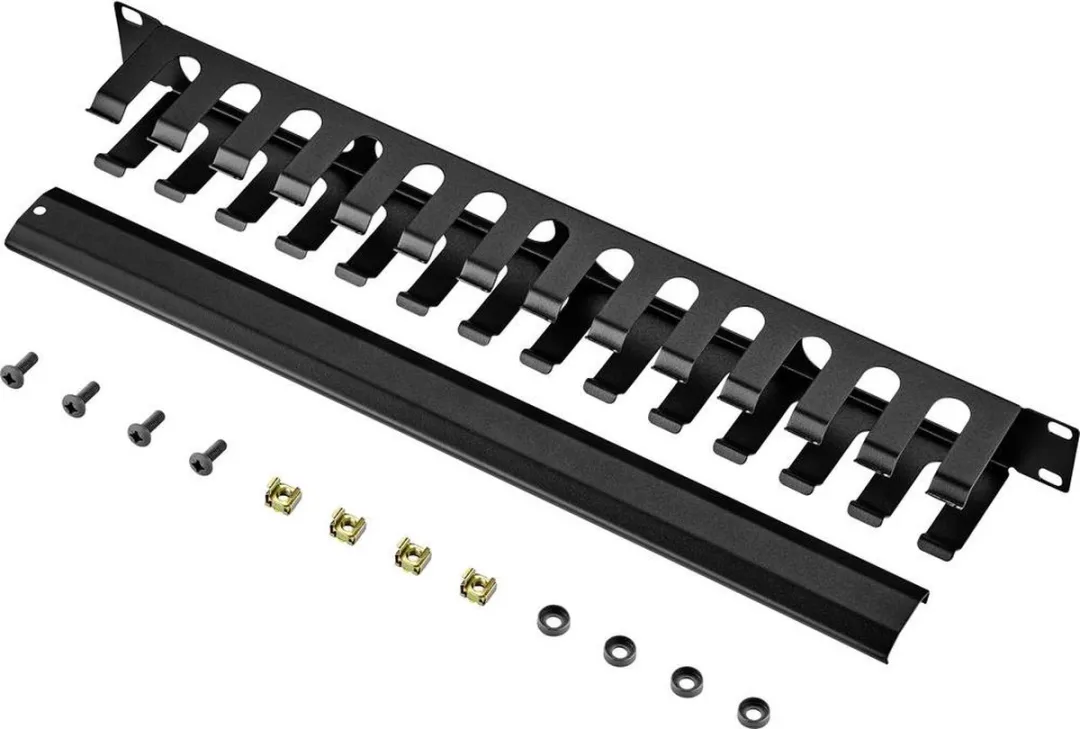 Renkforce RF-3429150 Kabelgeleiding 19" 1 HE - Zwart
