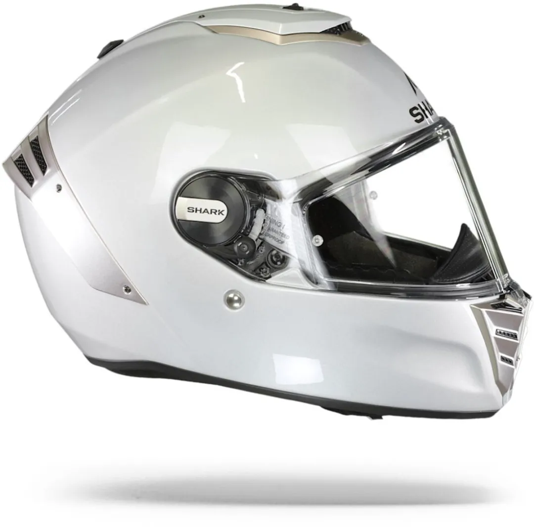 Shark Spartan RS Blank Motorhelm - XL - Wit Zilver Glans