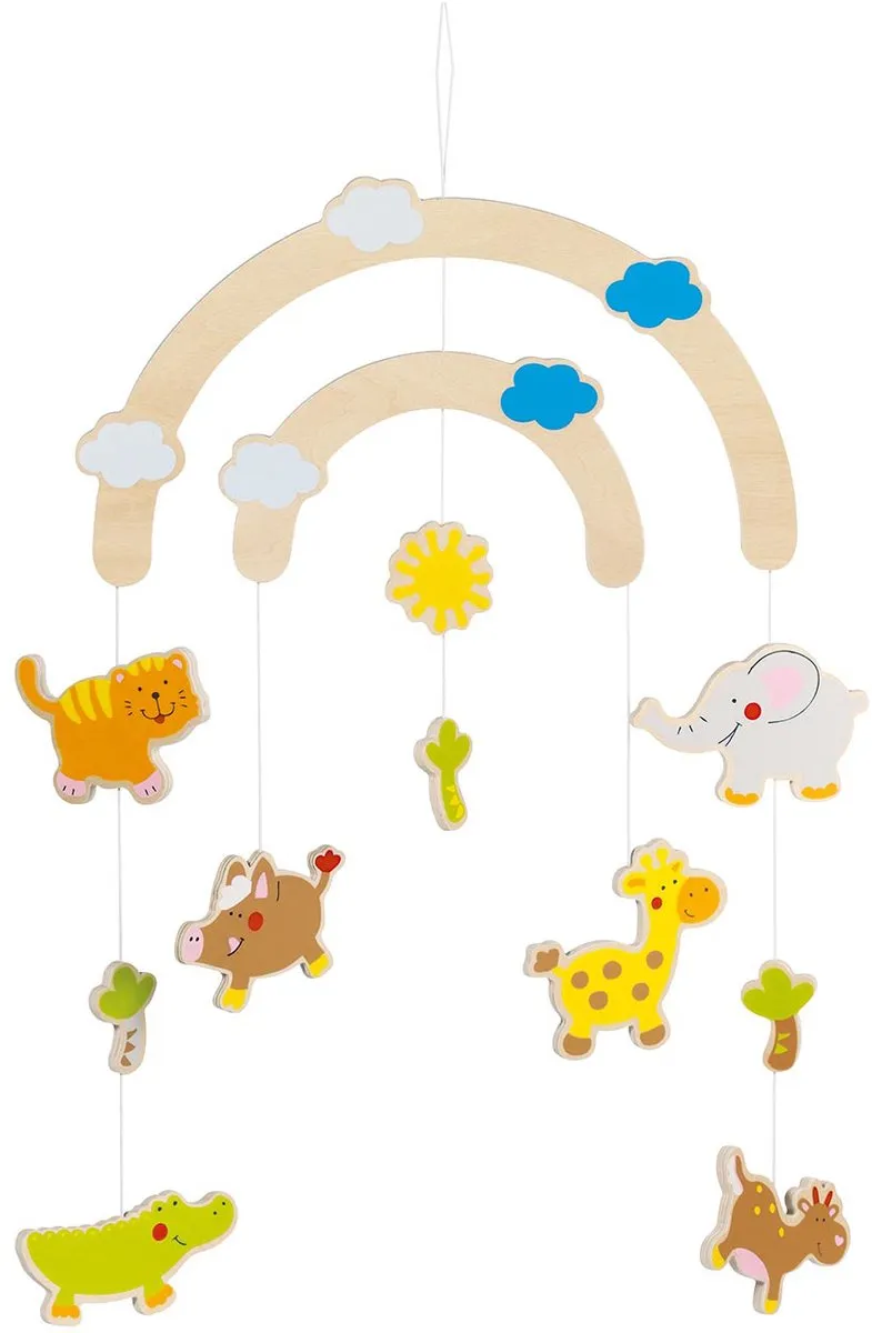 Goki Mobiel Jungle Vrienden - Multicolor