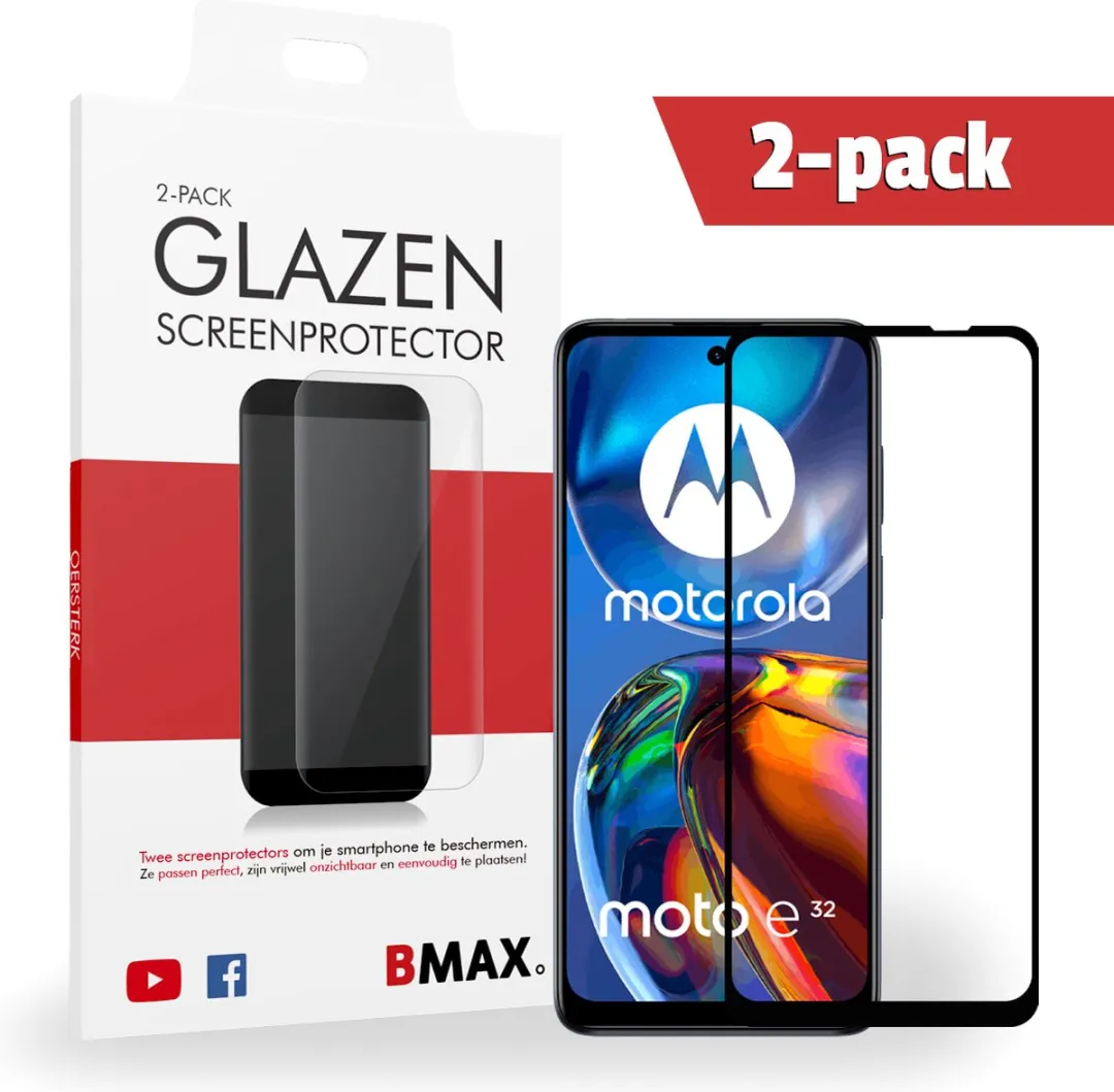 BMAX Moto E32 Screenprotector 2 Stuks