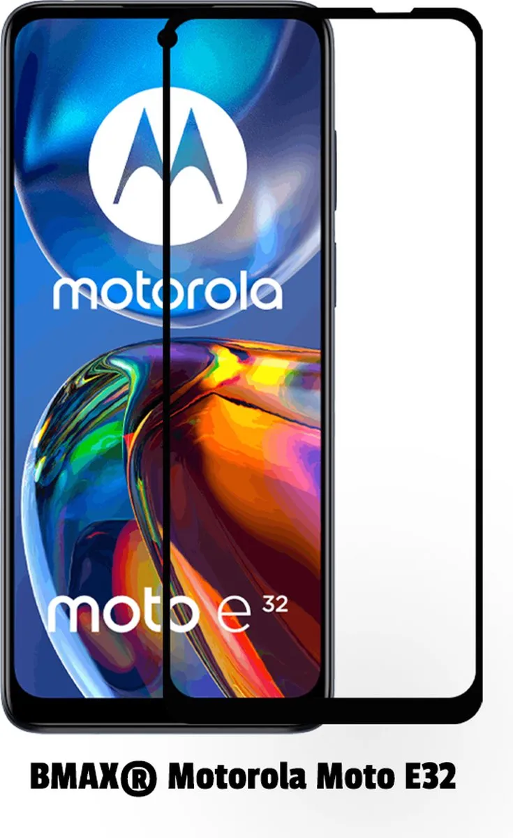 BMAX Moto E32 Screenprotector 2 Stuks - Gehard Glas - Zwart