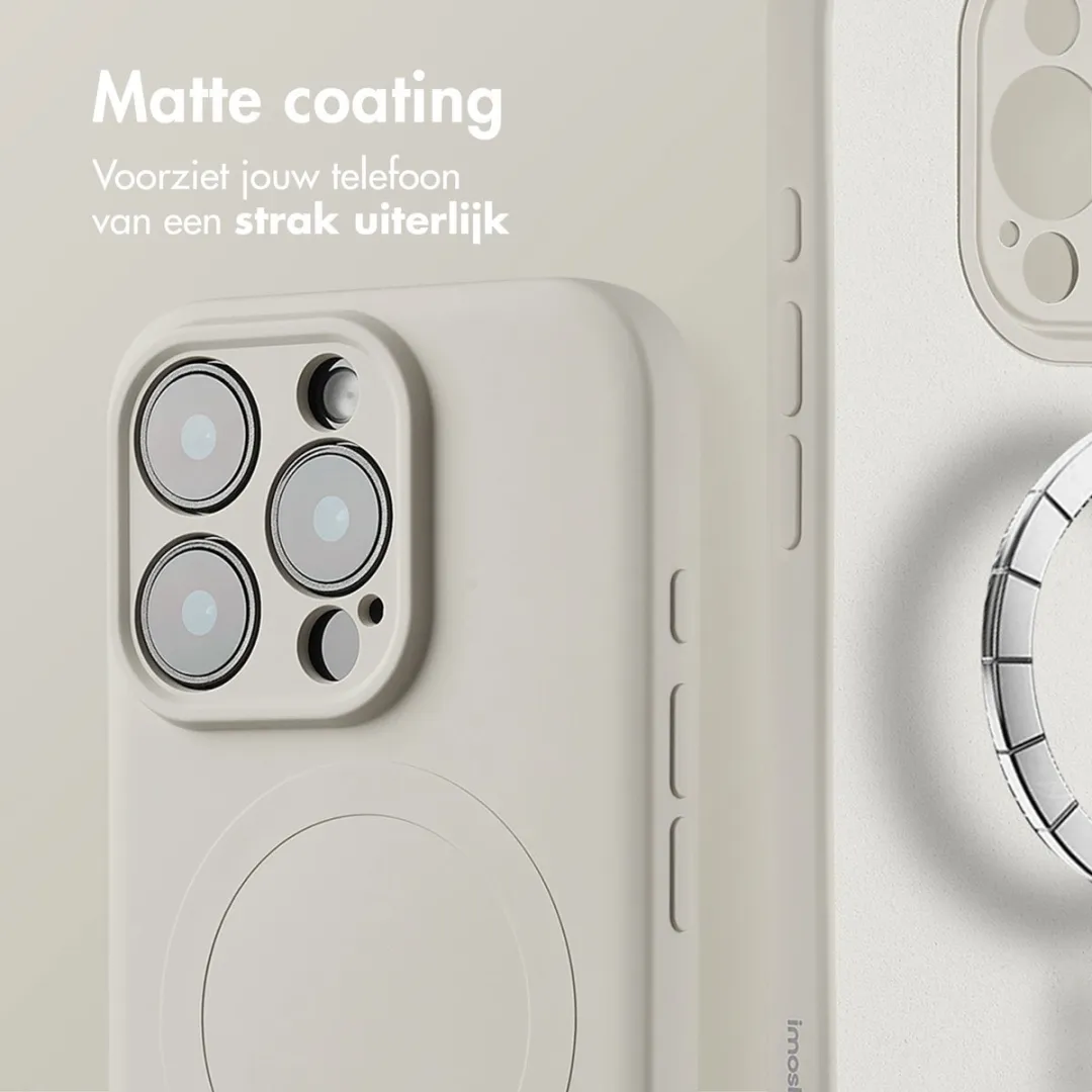 Imoshion Hoesje iPhone 16 Pro Max - Beige - MagSafe