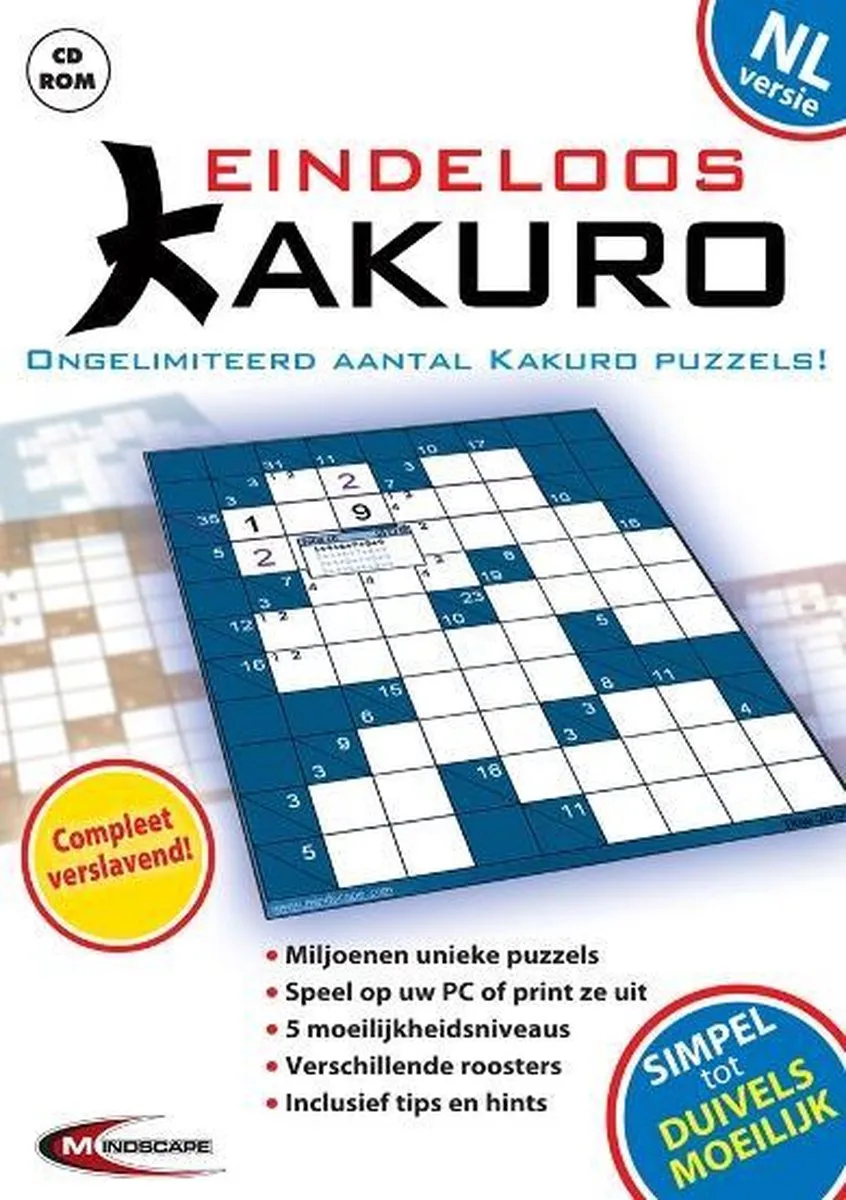 Mindscape Eindeloos Kakuro