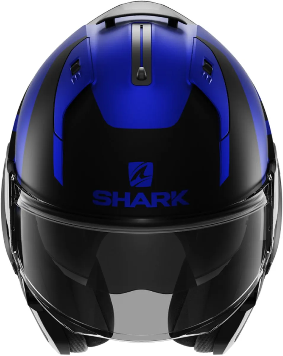 Shark Evo ES KEDJE Motorhelm - Mat Blauw/Zwart - Maat S