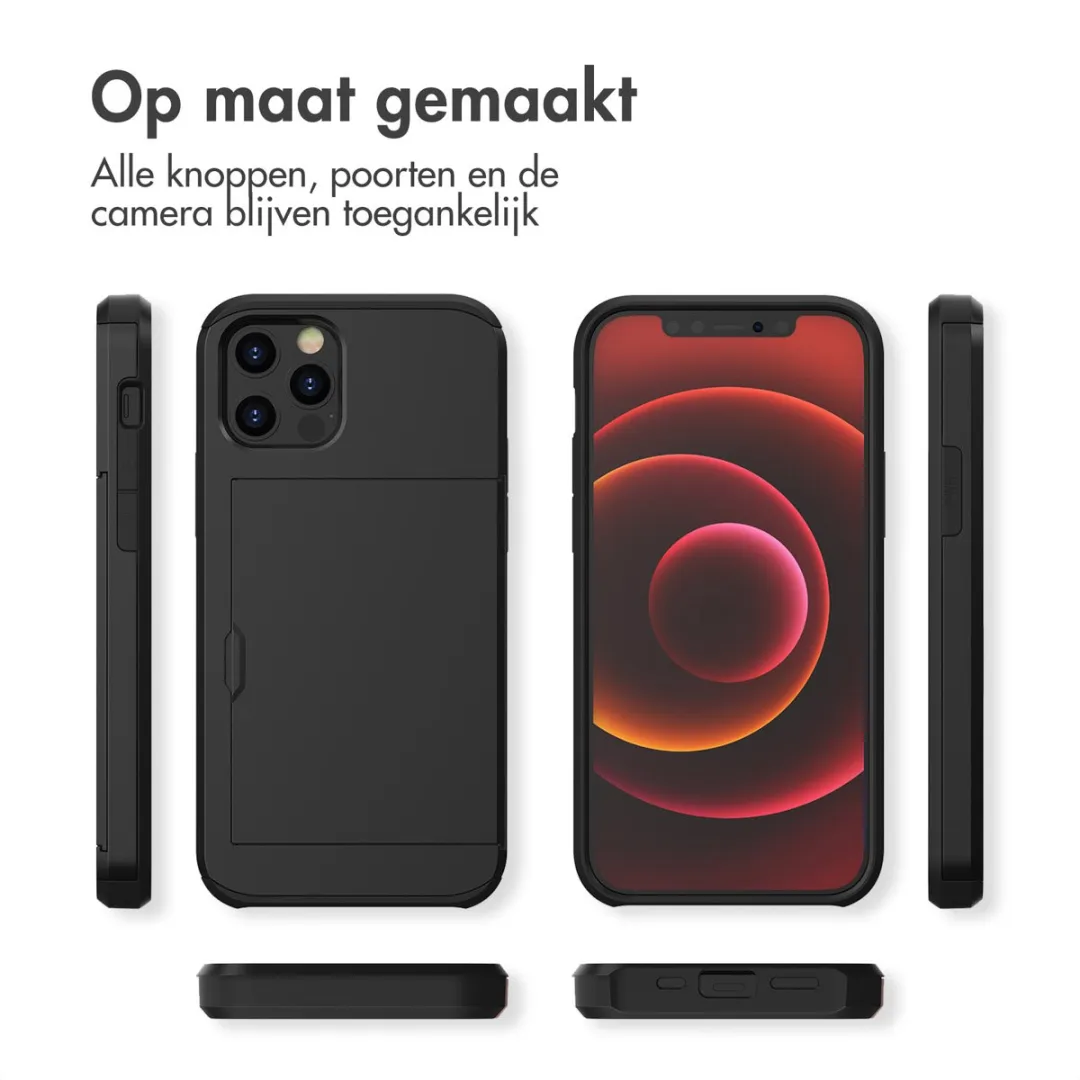 Imoshion Hoesje iPhone 12 Pro Max - Pasjeshouder 2 Stuks - Zwart - afbeelding 6 van 6