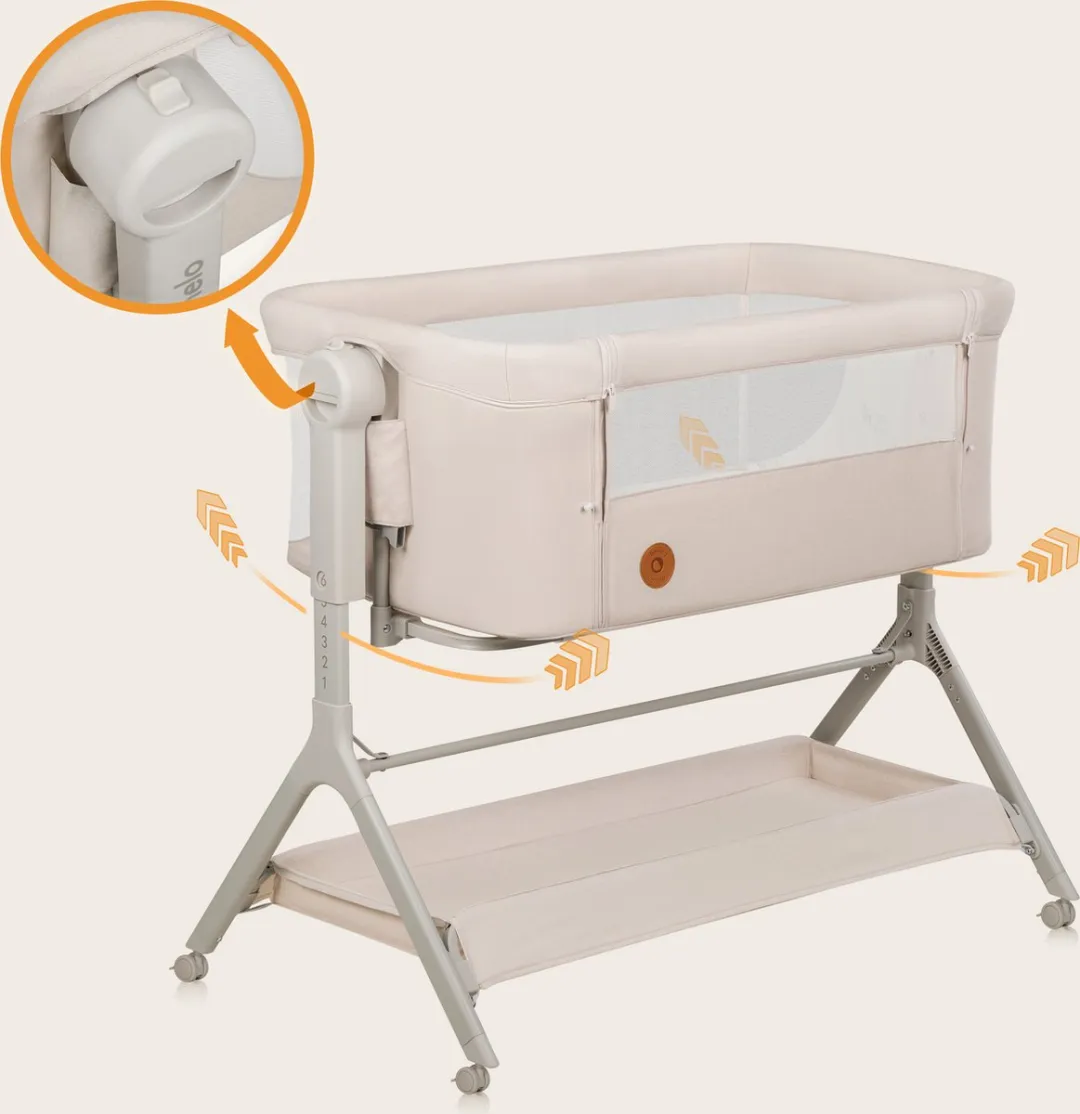 Lionelo Leonie Plus Co-Sleeper 3-in-1 Wieg - Beige