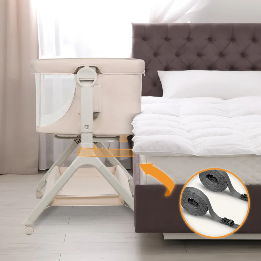 Lionelo Leonie Plus Co-Sleeper 3-in-1 Wieg - Beige