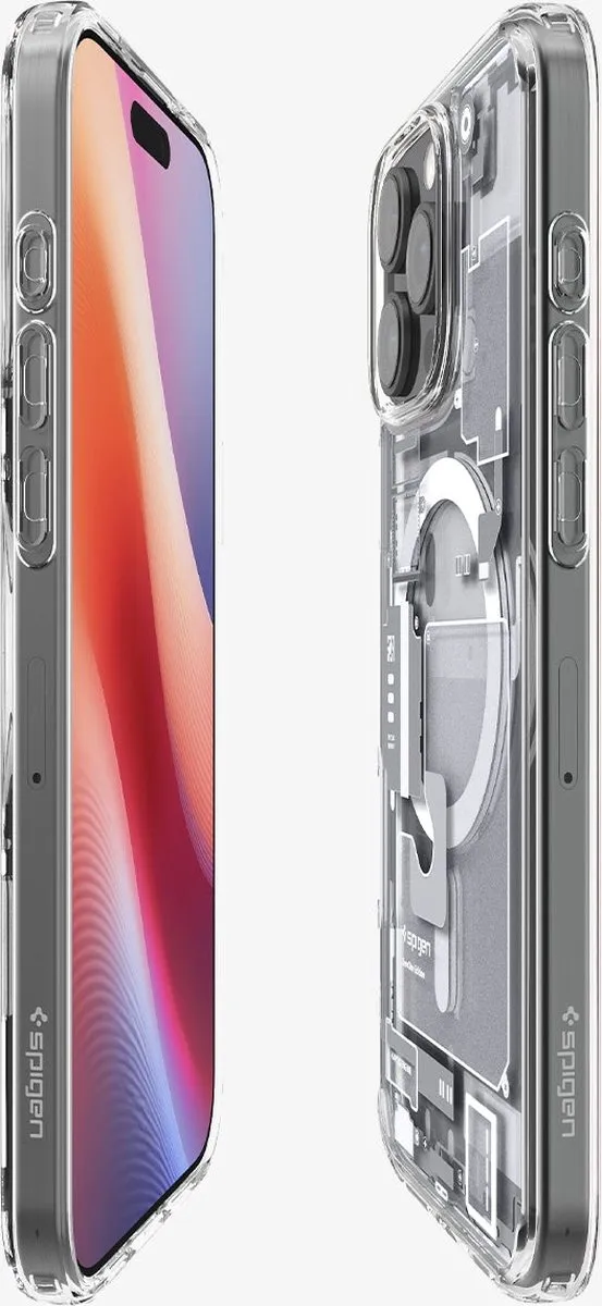 Spigen Ultra Hybrid MagFit ACS08136 Hoesje - iPhone 16 Pro - Wit