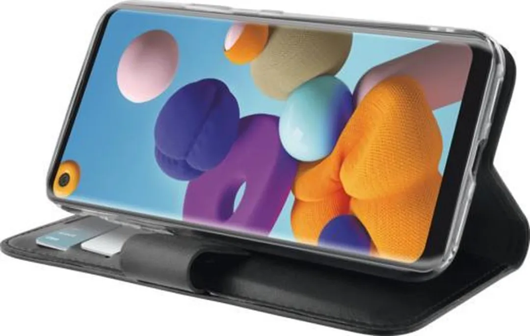 Azuri Samsung Galaxy A21s Walletcase - Zwart - afbeelding 6 van 6