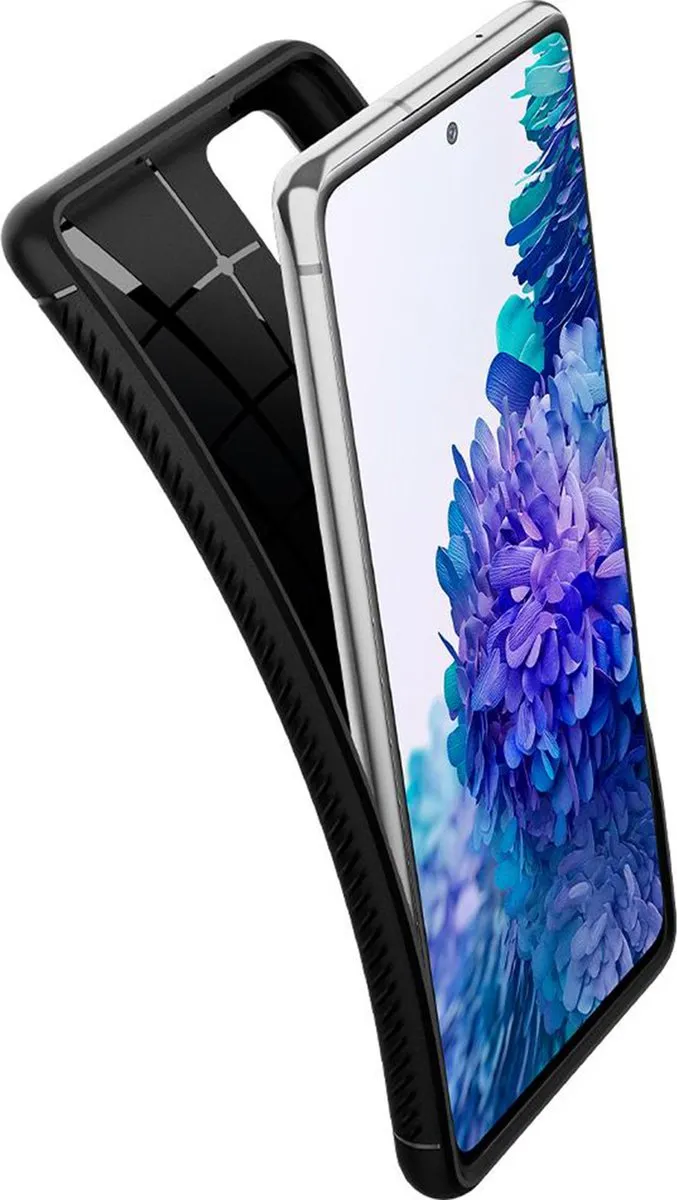 Spigen Rugged Armor Hoesje Samsung Galaxy S20 FE - Zwart