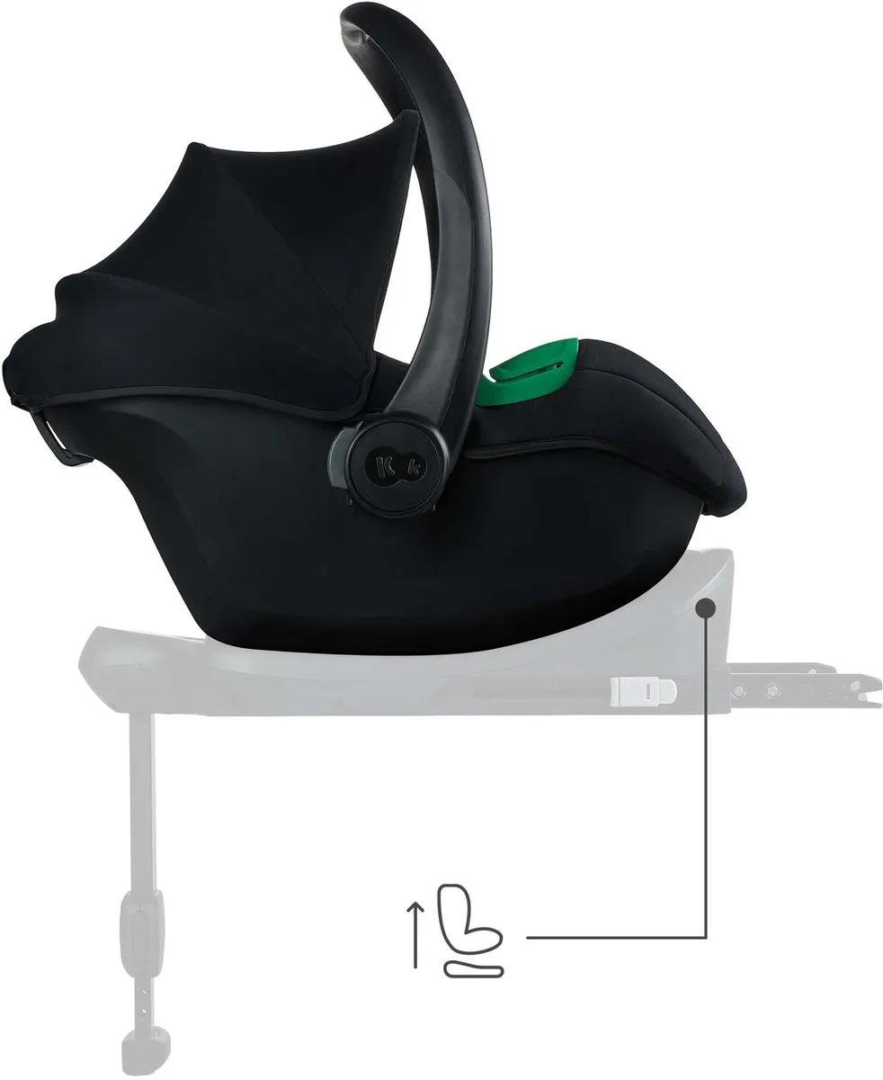 KinderKraft MINK PRO 2 i-Size Autostoel Groep 0+ - Zwart
