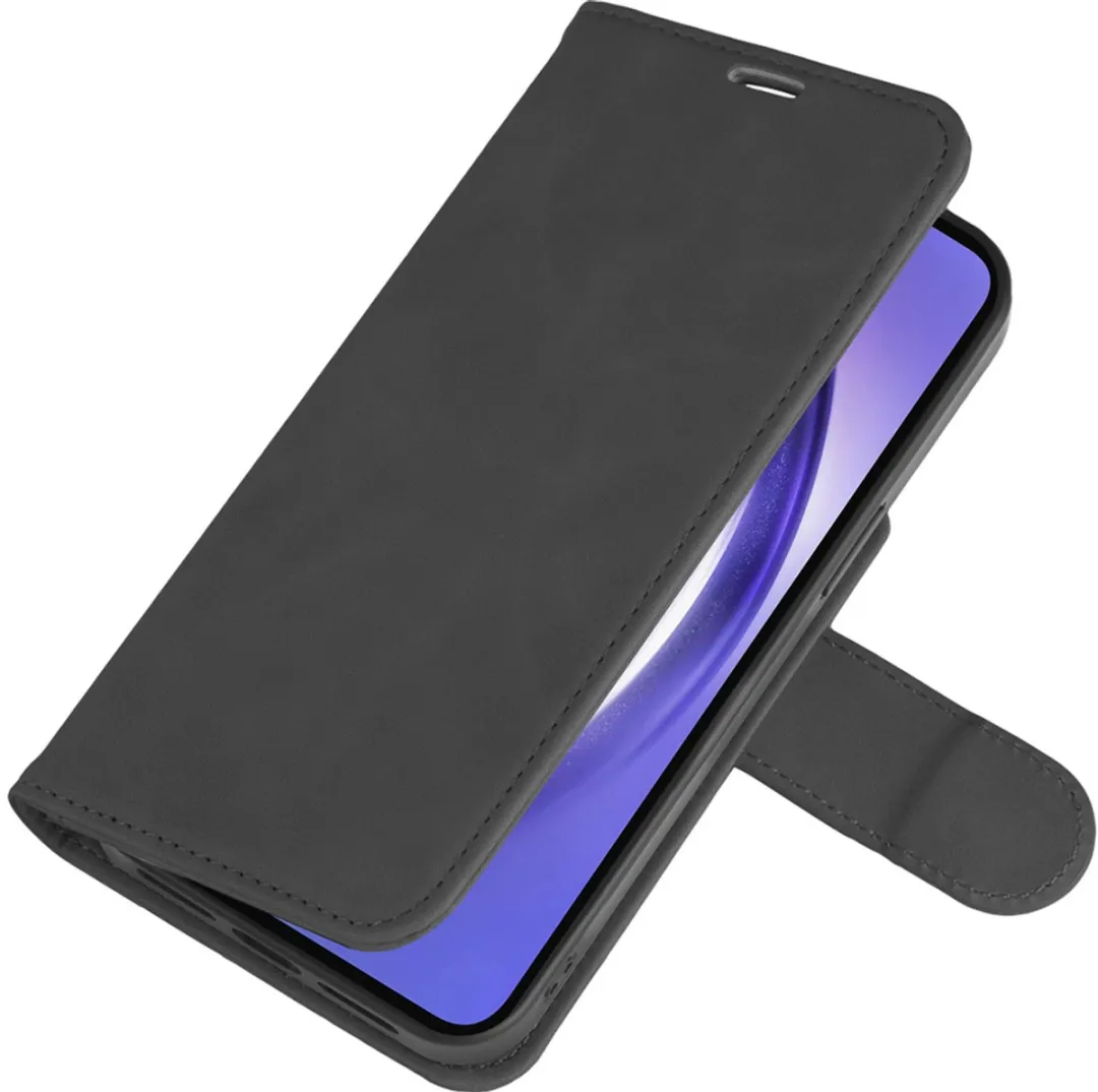 Just in Case Cazy Hoesje Samsung Galaxy A36/A56 - 2-in-1 Bookcase - 3 Pasjes - Zwart