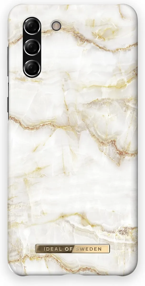 iDeal of Sweden Galaxy S21 Plus Hardcase Golden Pearl Marble - 7340196263104