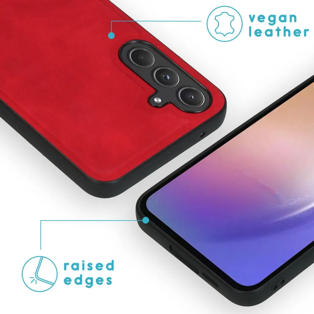 Imoshion Hoesje Samsung Galaxy A55 2-in-1 Bookcase - 3 Pasjes - Rood