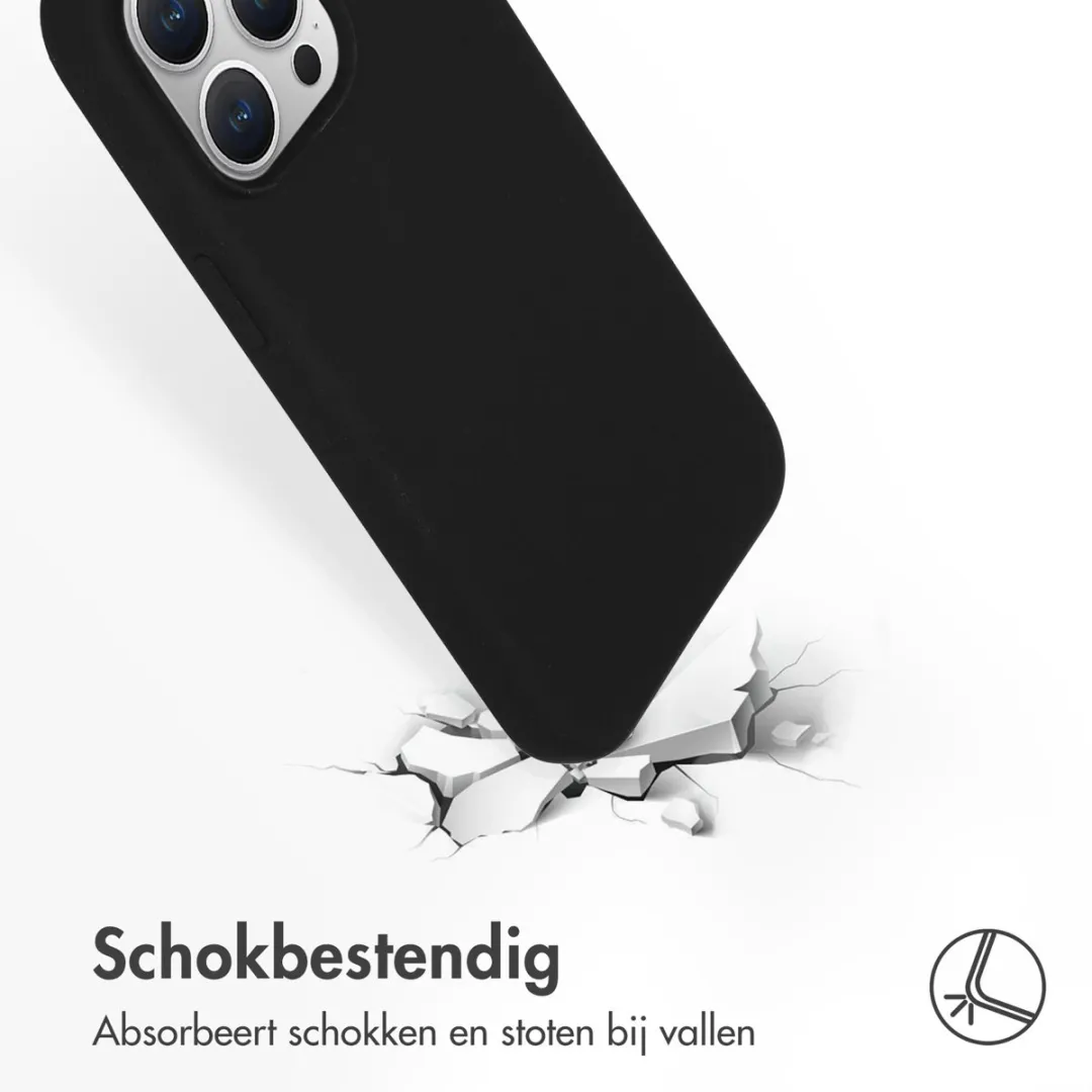 Accezz Hoesje iPhone 15 Pro Max MagSafe - Zwart