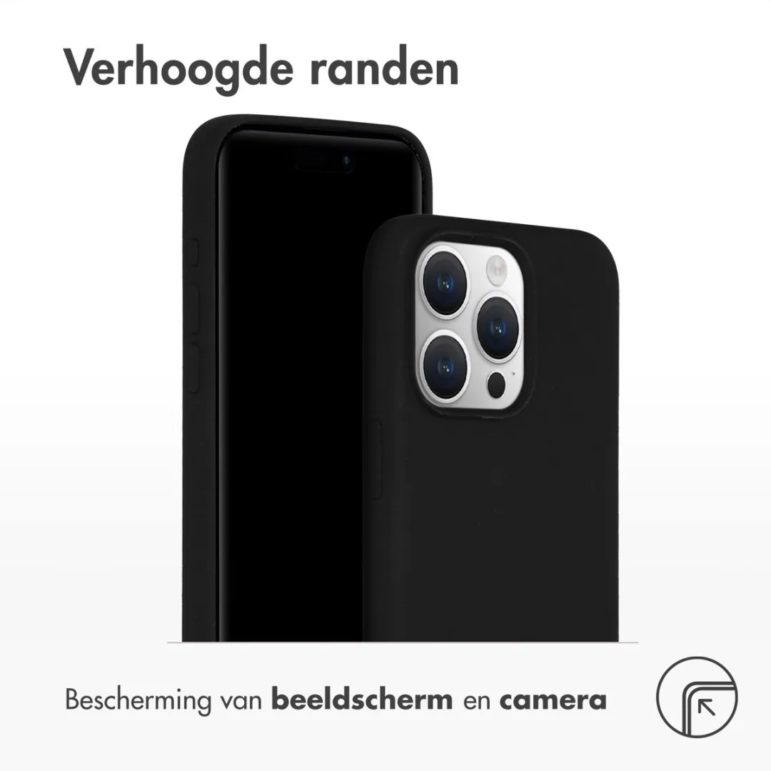 Accezz Hoesje iPhone 15 Pro Max MagSafe - Zwart