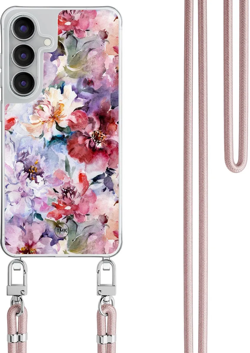 Casevibes S25 FE Telefoonhoesje Bloemen Acryl